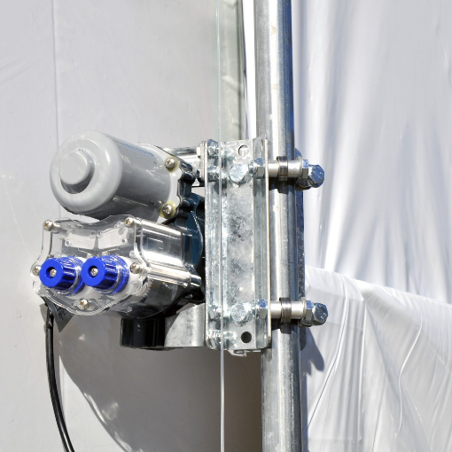 Poza cu Macara electrica - pentru ventilarea laterala a solarului GEO